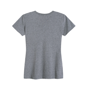 Camiseta Casual de Manga Corta para Mujer, Talla Grande, Cómoda, Corte Ajustado, Cuello Redondo, 100% Algodón, Ecológica, Transpirable, con Estampado Personalizado - Product Image 2