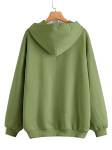 Sweats à capuche personnalisés OEM 100% coton polaire 400gsm épaule tombante Streetwear sweats à capuche surdimensionnés avec fermeture éclair fabrication fournisseur de marque privée - Product Image 2