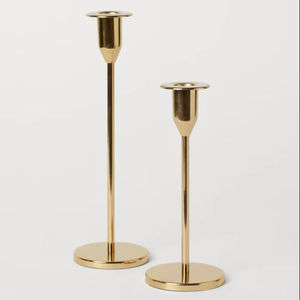Contemporary Home Metal <b>Candle</b> <b>Stick</b> Holder Ideal For Tabletop Decoration With Sleek Modern Artistic Metal Design - Product Image 1