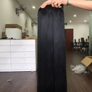 Vente en gros d'extensions de cheveux humains Remy vietnamiens 100% bruts 8-32 pouces tissage de cheveux Super Double os droit à un excellent prix - Product Image 1