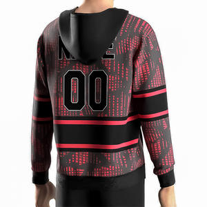 Jersey con capucha de hockey sobre hielo con opciones de diseño personalizado Tela duradera para trajes de equipo de entrenamiento y mercancía de partidarios - Product Image 4