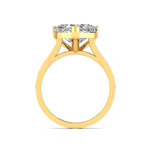 Elegante Anillo de Diamante Solitario con Corte Corazón de 3 Quilates para Mujer, Regalo de Compromiso, Boda, Aniversario, Joyería Fina de Lujo - Product Image 6