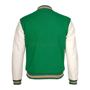 เสื้อแจ็คเก็ตเลตเตอร์แมนผ้าแคนวาสสำหรับฤดูหนาว คอตั้ง โลโก้ด้านหน้า กันน้ำ เป็นมิตรกับสิ่งแวดล้อม ระบายอากาศได้ดี คุณภาพเยี่ยม ไซส์ผู้ใหญ่สำหรับผู้ชาย - Product Image 6