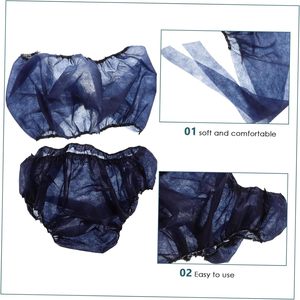 50 Pcs Non Woven Disposable Panties Spa Briefs <b>Knickers</b> Underwear Intimates Travel Daily Use <b>Men</b> Women Maternity Lingerie - Product Image 3