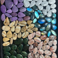 100% mélange naturel Cabochon pierre taille libre mélange lisse forme de pierres précieuses fournisseur au prix d'usine en gros précieux