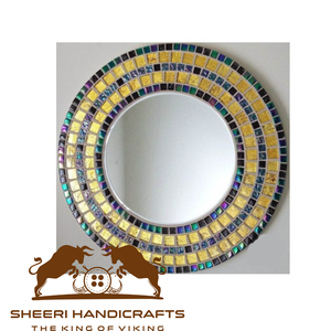 Luxury <b>Mosaic</b> Wall <b>Mirror</b> frame Decorative home by Sheeri Handicraft make your home luxury made in India - Product Image 4
