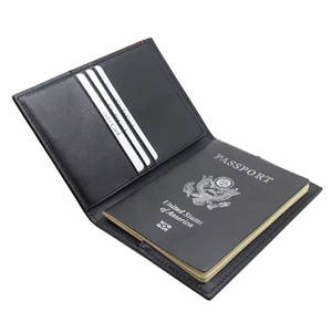 Funda Protectora para Pasaporte de Cuero PU Simple y Económica, Colorida, para Viajes de Negocios - Product Image 1