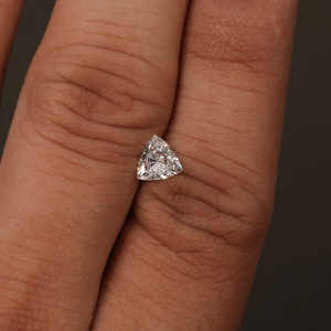 0,75 CT Trillion Cut Lab Grown Diamond CVD EF Color Lab Creado Piedra suelta Excelente corte Fabricación de joyería especial para anillo de mujer - Product Image 6