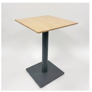 Mesa de Café Cuadrada Moderna y Resistente en Oferta, Base de Pedestal de Metal, Tablero de MDF, No Plegable, ARSU para Restaurantes, Escuelas, Hospitales - Product Image 5