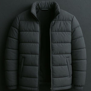 Blouson d'hiver matelassé léger et personnalisé, conçu pour un confort isolant, couches matelassées, approvisionnement en usine - Product Image 1