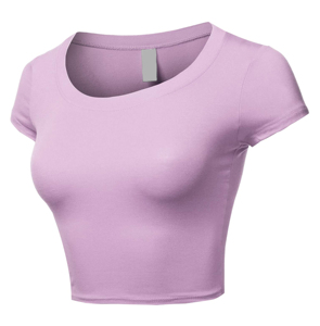 Camiseta corta de algodón para mujer, Camiseta cómoda de manga corta con diseño impreso para ropa de calle y uso diario - Product Image 5