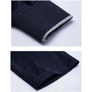 2025 nueva moda Chándal de nailon transpirable para hombres conjunto de 2 piezas de peso pesado con chaqueta con cremallera de manga completa para primavera - Product Image 5