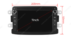 MEKEDE Autoradio Multimediale con Car-play e Android <span class=keywords><strong>Auto</strong></span>, WiFi, FM, GPS, Schermo Touch da 7 Pollici per Renault <span class=keywords><strong>Dacia</strong></span> - Product Image 6