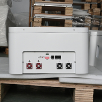 Batterie LiFePO4 LVFU Stockage d'énergie domestique 5kWh 10kWh Batterie solaire Batterie hybride au lithium Réseau 24V 48V 100Ah 200Ah Batterie 48V