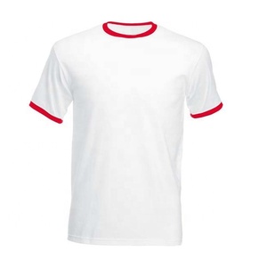 Wholesale Men's High Quality Knitted Neck Short Sleeve T-<b>shirt</b> <b>100</b>% Cotton <b>Polyester</b> Print Design Simple t <b>shirt</b> - Product Image 4