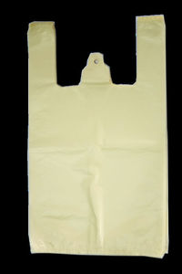 Bolsas de plástico biodegradables para camisetas, con estampado de logotipo personalizado, bolsas de plástico baratas - Product Image 3