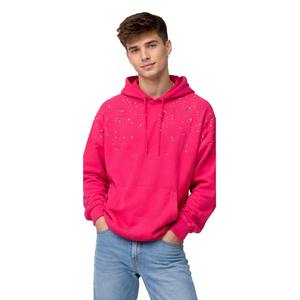 Sweat-shirts à capuche entièrement personnalisés avec strass, lavage à l'acide, broderie, logo, tissu en molleton français, streetwear vintage, sweat-shirt à fermeture éclair délavé - Product Image 1