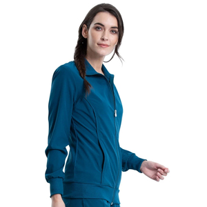 Veste de gommage personnalisée en spandex écologique de haute qualité Combinaison de gommage confortable pour infirmières pour uniformes d'hôpitaux - Product Image 3