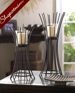 Hot Selling <b>Tea</b> Light Mate Black Powder Coated Iron Wore Candle Holder Classic Style for Home Decoration - Product Image 4