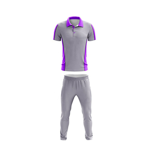 Nuevo patrón de uniforme de equipo de críquet de tela de poliéster, uniformes de diseño personalizado, uniforme de secado rápido de críquet - Product Image 1