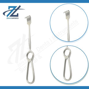 Produit de haute qualité, rétracteur de 203 mm de long, 6 branches, instruments chirurgicaux en acier inoxydable, fabricant au Pakistan - Product Image 3