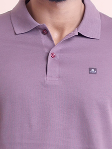 เสื้อยืดคอโปโลแขนสั้นคอวี100%, เสื้อยืดคอตตอนสำหรับทุกโอกาส - Product Image 3