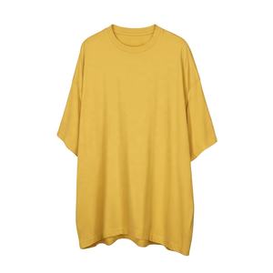 Camiseta Personalizada de Alta Calidad con Logotipo Bordado, Ropa Masculina Informal de Manga Corta, Camiseta de Algodón Grueso para Hombre - Product Image 4