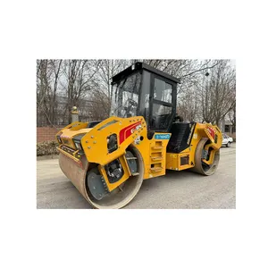 Wholesale STR130C Power 90KW Single Drum Used Mini Vibratory Low Hours Road Roller For Sale