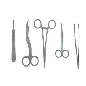 Ensemble d'instruments chirurgicaux de la meilleure qualité, ensemble de 9 pièces, instruments médicaux de chirurgie générale, ensemble chirurgical de base en matériaux de haute qualité - Product Image 6
