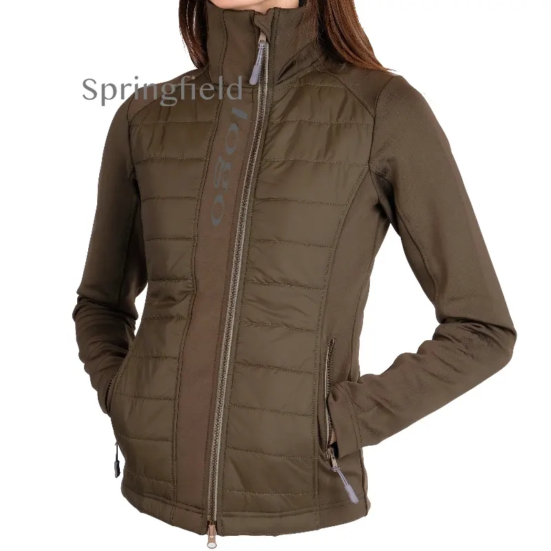 SF Longiness binicilik giyim üreticisi binicilik polar astarlı ceket binicilik kapitone Jacak yastıklı ceket