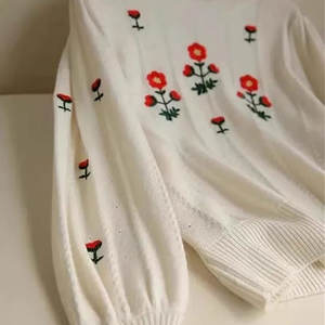 Suéter Personalizable para Mujer, Tejido con Bordado, Informal, con Logotipo Frontal, Transpirable, de Secado Rápido, para Invierno - Product Image 4