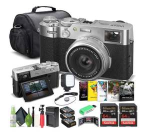 NUEVA Cámara Digital FAV X100VI Plateada (16821822) Cámara sin Espejo con Estabilización de Imagen Resolución de Video 4K y 8K - - Product Image 1