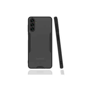 SNEL Parfe Series Étui en silicone liquide isolé pour Samsung pour Galaxy A04S-Noir-Modèle 8i - Product Image 1
