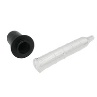 20 compte-gouttes en plastique ABS de 2 ml pour enfants, avec embout en forme de bulbe gravé - PLOMA AD20 pour les expériences des enfants, les jeux sensoriels, les projets d'aquarelle