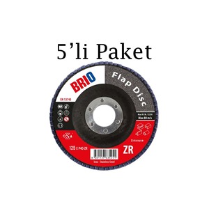 แผ่นขัดแบบ Flap Disc 125XP40 Zr Zirconia แพ็ค 5 ชิ้น - Product Image 1