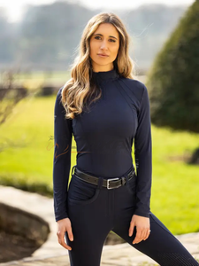 Performance Horse Riding Base Layer <b>for</b> <b>Women</b> Breathable Lightweight Moisture Wicking Quick Dry Equestrian <b>Undershirt</b> - Product Image 3