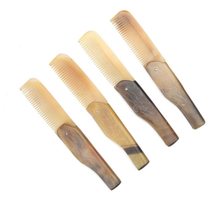 Wholesale Anti-Static Wolman Saloon Horn <b>Hair</b> <b>Comb</b> Natural Horn Polished Styling Tool Box Custom Logo Best Quality Styling Tool - Product Image 5