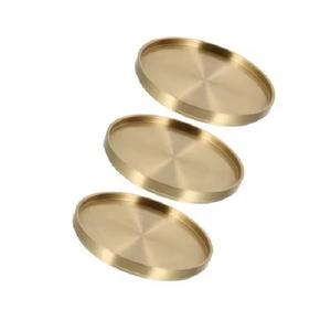 <b>Silver</b> Metal Sheet <b>Coaster</b> Latest Design Round Shape Premium Quality for Home Hotel Serving Drinks Decorative Item - Product Image 2