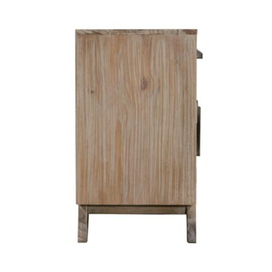 Buffet en bois de pin avec 3 tiroirs, buffet de salle à manger, couleur bois naturel, construction durable et élégante - Product Image 4