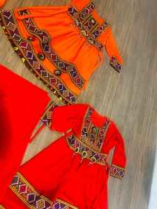 Vestido Tradicional Afgano para Bebés Niñas, Ropa Infantil de Cultura Afgana, Vestido Afgano para Bebés Niñas a la Moda - Product Image 4