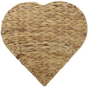 Heart shaped water hyacinth placemats Eco friendly products Made in Vietnam <b>Table</b> decoration Woven Placemat Wholesale - Product Image 1