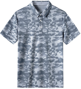 Polo de manga corta de verano para hombre, camisetas deportivas informales con estampado de logotipo, camisetas con cuello a la moda, Polo de corte regular de poliéster 100% - Product Image 3