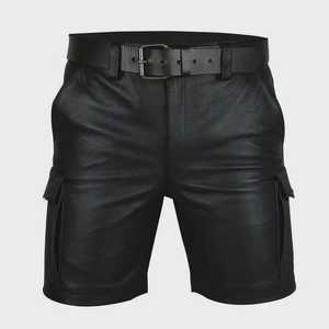 Customized Cotton Men's Casual Shorts Breathable Quick Dry Drawstring Closure Vintage Decoration <b>Mid</b> Waist Customizable Fabric - Product Image 3