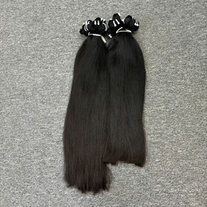 VQHAIR Extensions de cheveux humains vierges Remy 100% naturels vietnamiens doublement étirés, tissage de cheveux bouclés birmans, double trame, 100g - Product Image 5