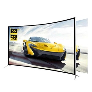 ทีวีสมาร์ท LED จอโค้ง 55 นิ้ว รุ่น Super Sales พร้อมระบบ Android 4K UHD LCD HDTV โหมดเกมส์ สำหรับใช้ในสำนักงานและโรงแรม - Product Image 1