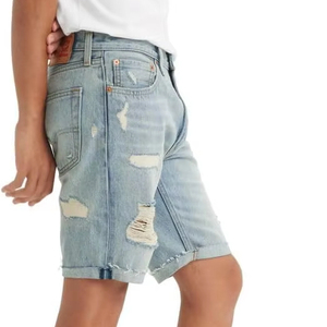 กางเกงขาสั้นผ้ายีนส์ซักได้สำหรับผู้ชายกางเกงขาสั้นผ้ายีนส์แฟชั่นแนวสตรีทสำหรับฤดูร้อน - Product Image 6