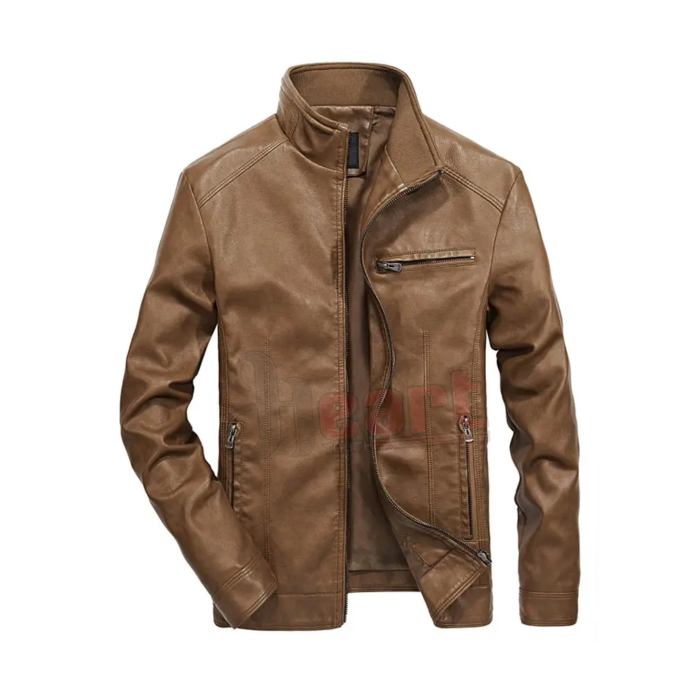 Pakistani wholesale leather jackets Manufacturer Seller Long Casual Leather Jacket High Quality Leather Jacket For Man Online