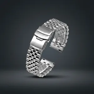 Luxury Unisex GD041 Stainless Steel Smartwatch Band Stainless Steel Buckle Soft Adjustable Watch <b>Strap</b> Watch Bands Watch Part - Product Image 1