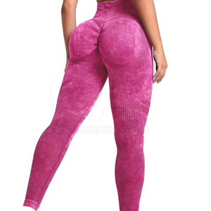 Pantalones de Yoga de Diseño Nuevo 2026 para Mujer, Cintura Alta, Largos, con Efecto Fruncido en la Espalda, Leggings de Yoga sin Costuras, Pantalones de Gimnasio Largos - Product Image 6