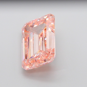 เพชรทรงเอเมอรัลด์ คัต แฟนซี อินเทนส์ พิงค์ โรส สวยงาม 15.91 กะรัต VVS2 ผลิตในห้องปฏิบัติการ ได้รับการรับรองจาก IGI - Product Image 2